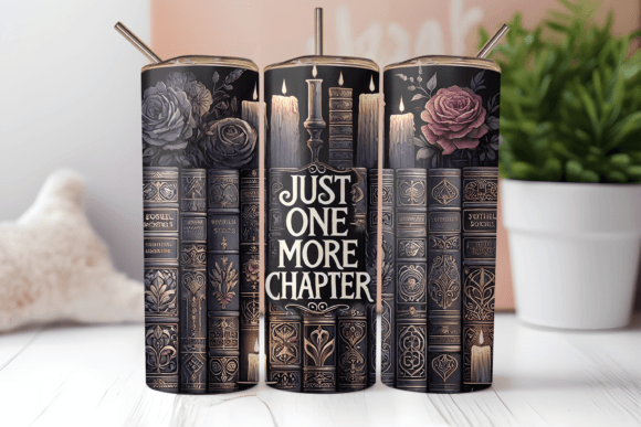 Just One More Chapter Tumbler
