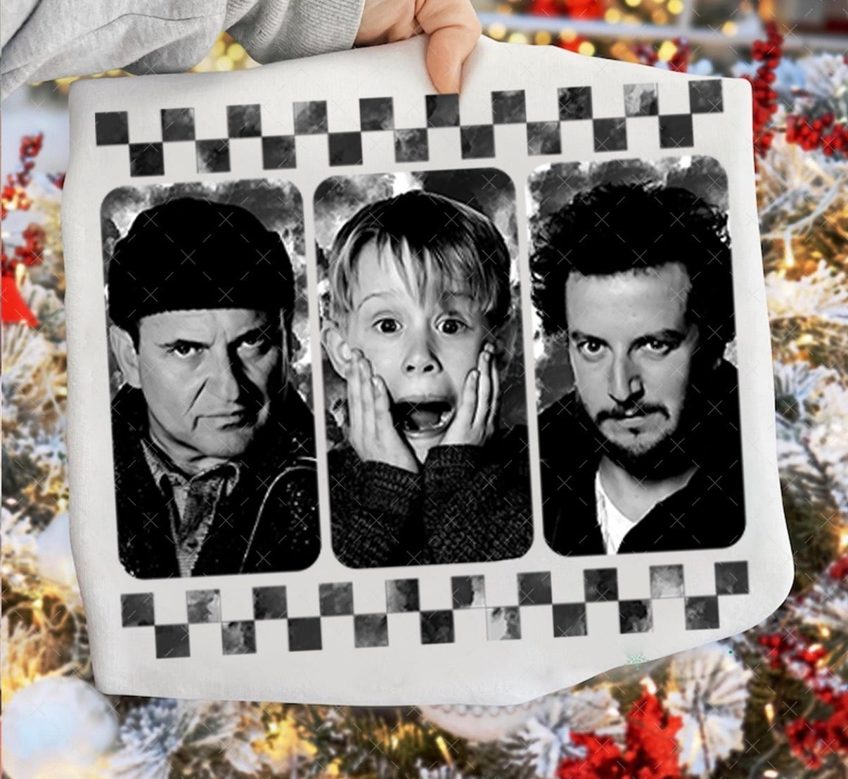 Home Alone black & white