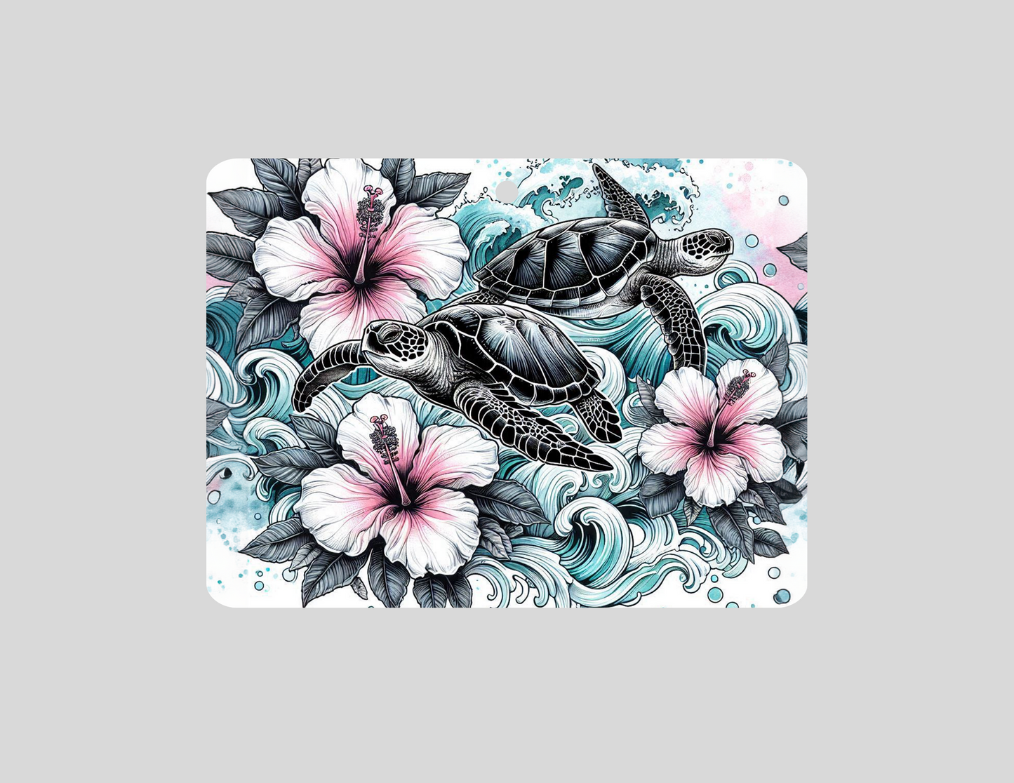 Floral Sea Turtles Air Freshener