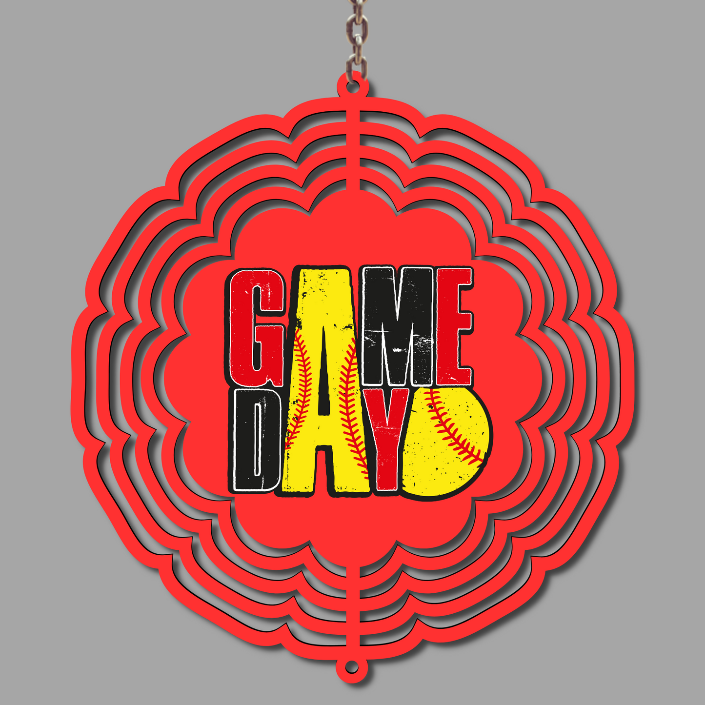 Game Day Softball Wind Spinner
