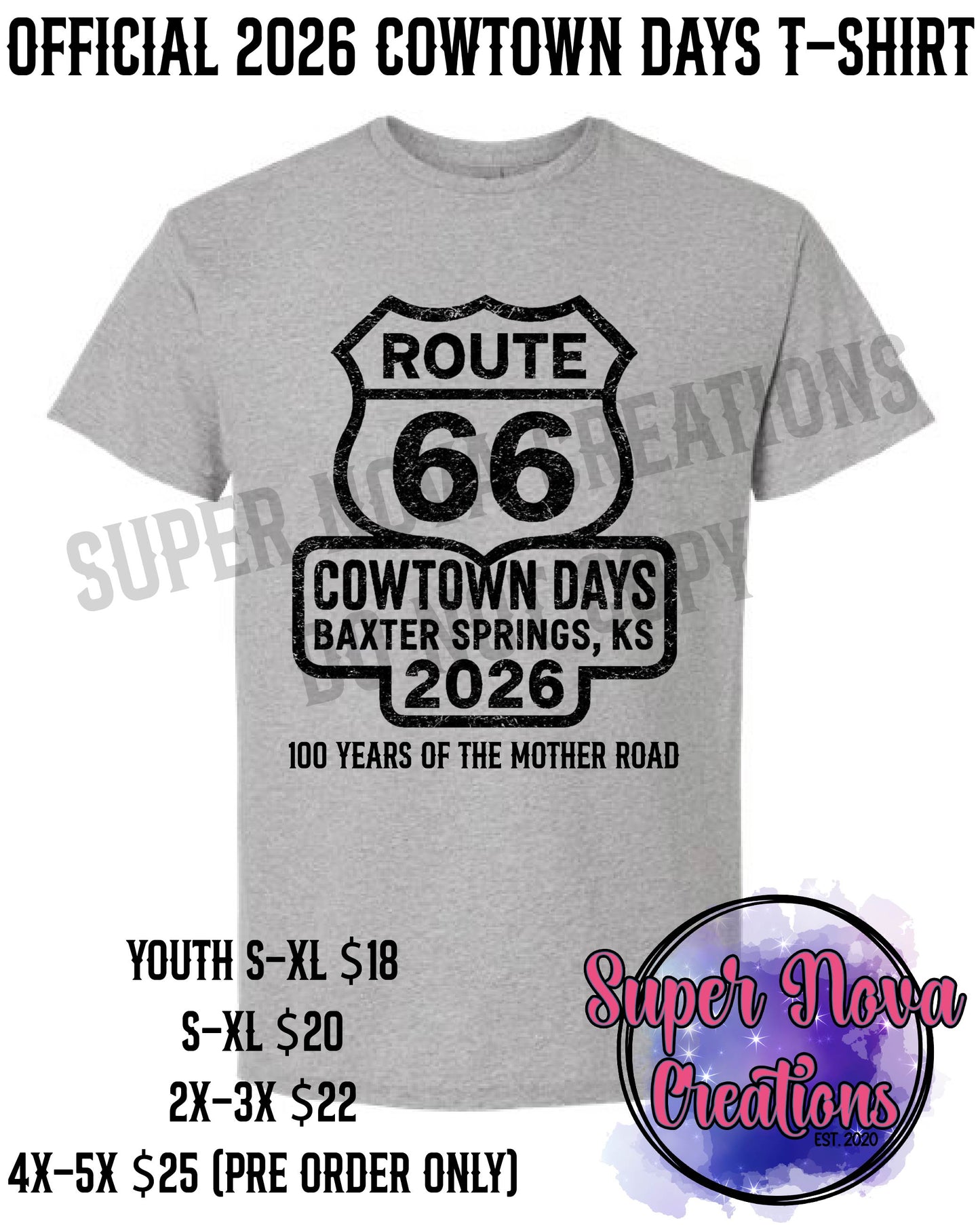 2026 Official Cowtown Days T-shirt - PREORDER