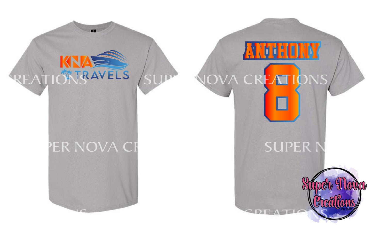 KNA Travels Baseball T-shirts