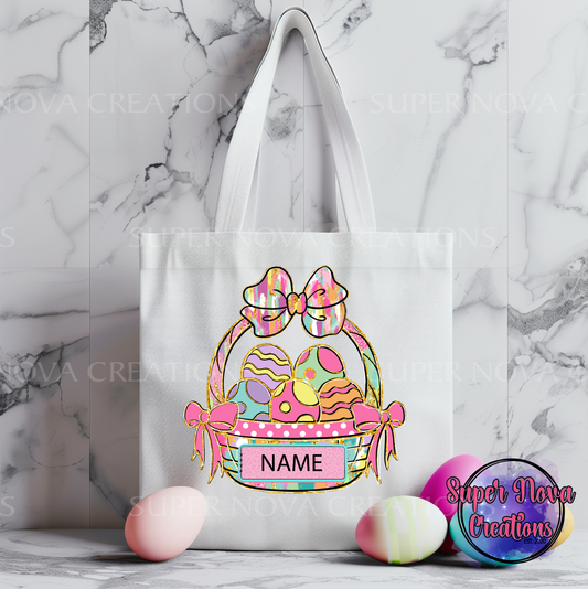 Easter Basket Tote Bag