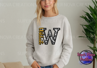 School Mascot Faux Rhinestone Sweatshirt