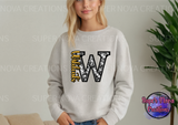 School Mascot Faux Rhinestone Sweatshirt