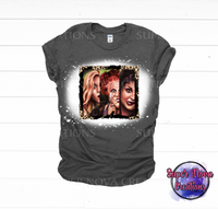 Hocus Pocus Faces Bleached T-shirt