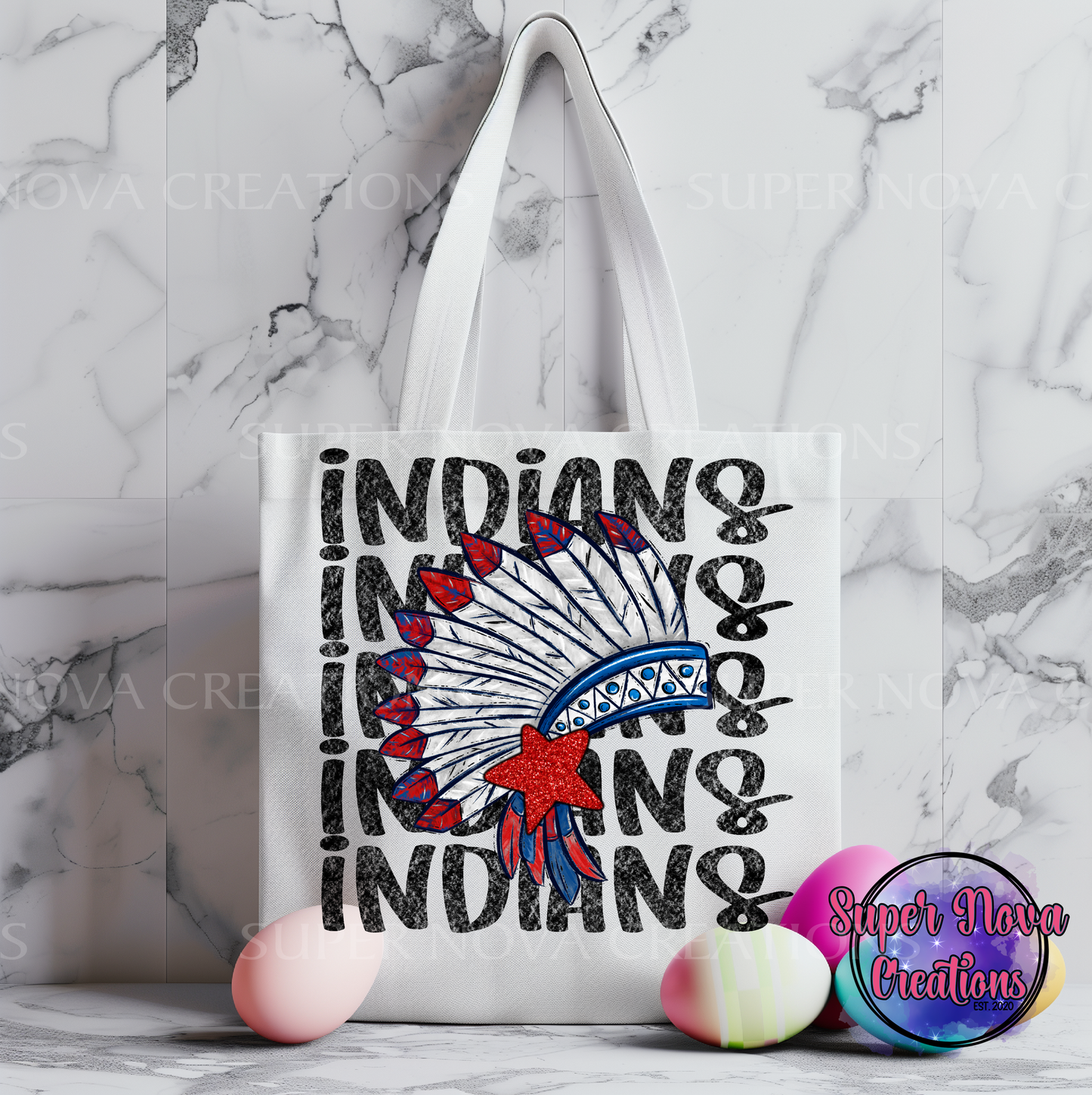 Indians Tote Bag