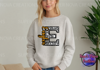 School Mascot Faux Rhinestone Sweatshirt