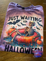 Just Waiting for Halloween T-shirt