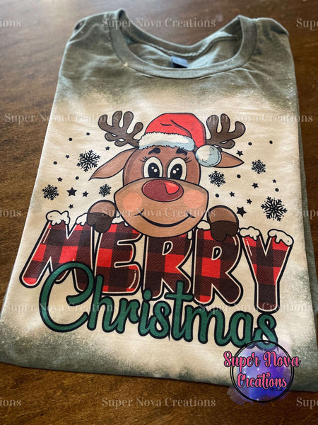 Merry Christmas Rudolph T-shirt