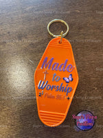 Retro Motel Style Keychains