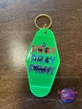 Retro Motel Style Keychains