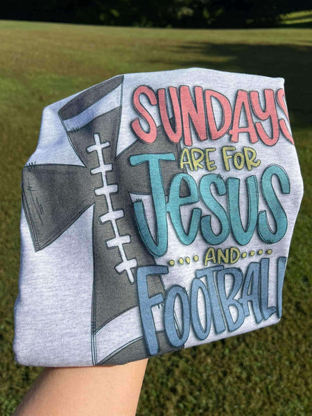 Sundays are for Jesus and Football T-shirt