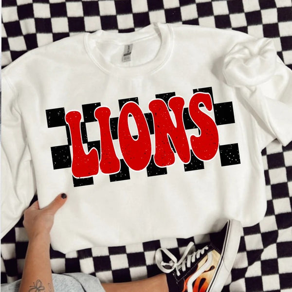 Lions Checkered