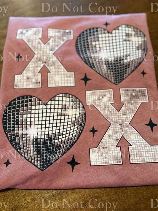 XOXO Disco Ball T-shirt