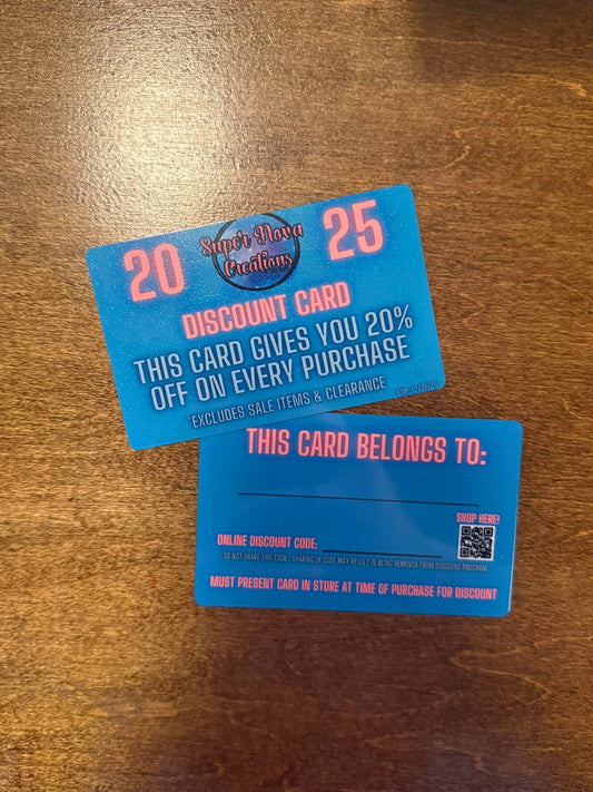 2025 Discount Card Membership