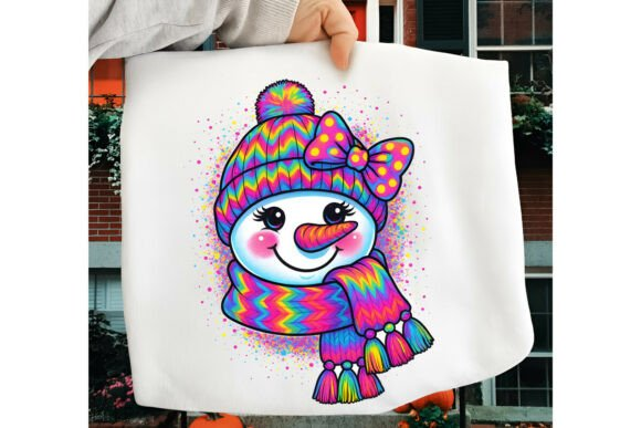 Tie Dye Snowman