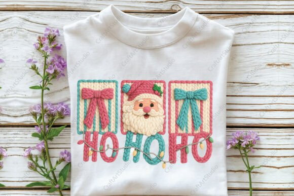 Ho Ho Ho Santa & Bows Yarn