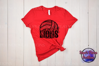 Lions Red Volleyball T-shirt