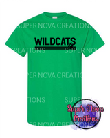 Wildcats with Pawprint T-shirt