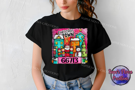 Zip Code - Christmas Town - Custom
