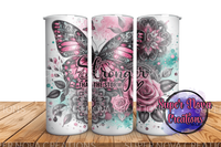 Butterfly Stronger than the Storm Tumbler