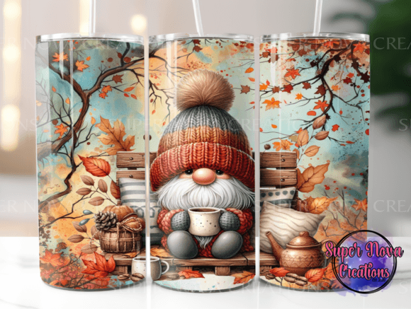 Autumn Gnome Tumbler