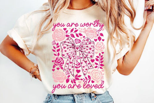 Boho You are Worthy You are Loved