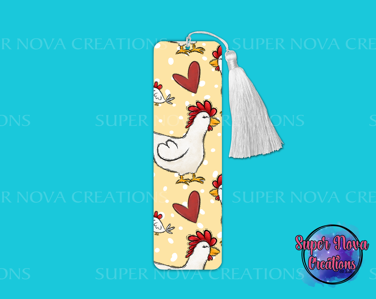 Happy Chickens Bookmark