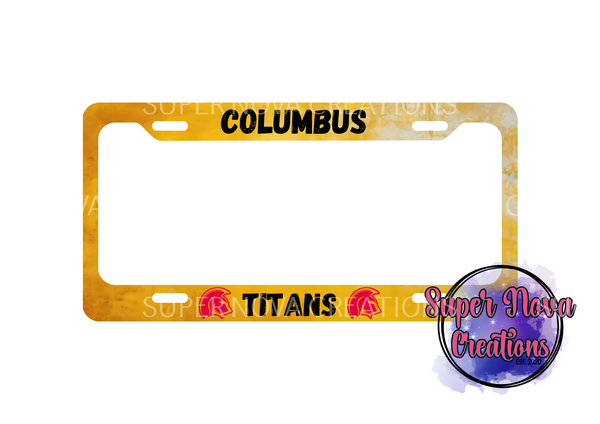 Columbus Titans Plate