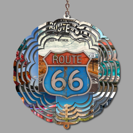 Route 66 Wind Spinner