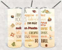 Smores Apple Cider Fall Tumbler