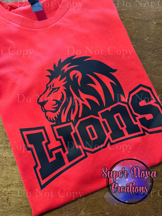 Lions Black Design