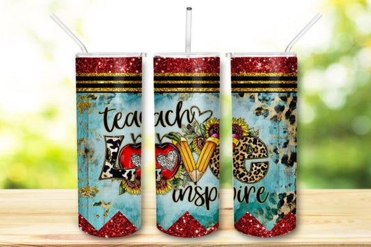 Teach Love Inspire Tumbler