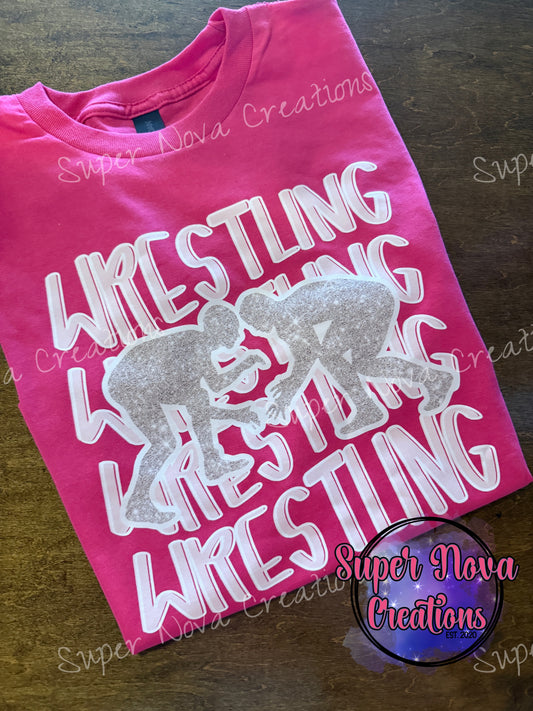 Wrestling Glitter Design