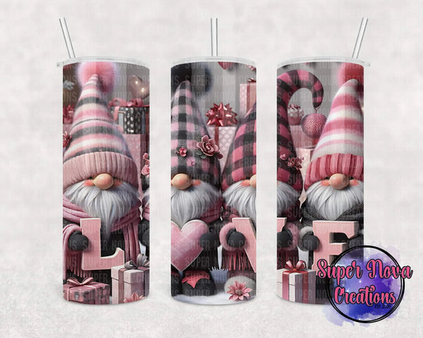 Pink Gnome Tumbler