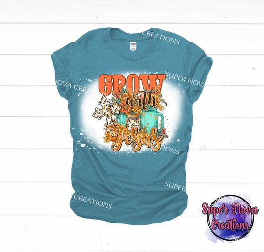 Grow with Jesus Bleached