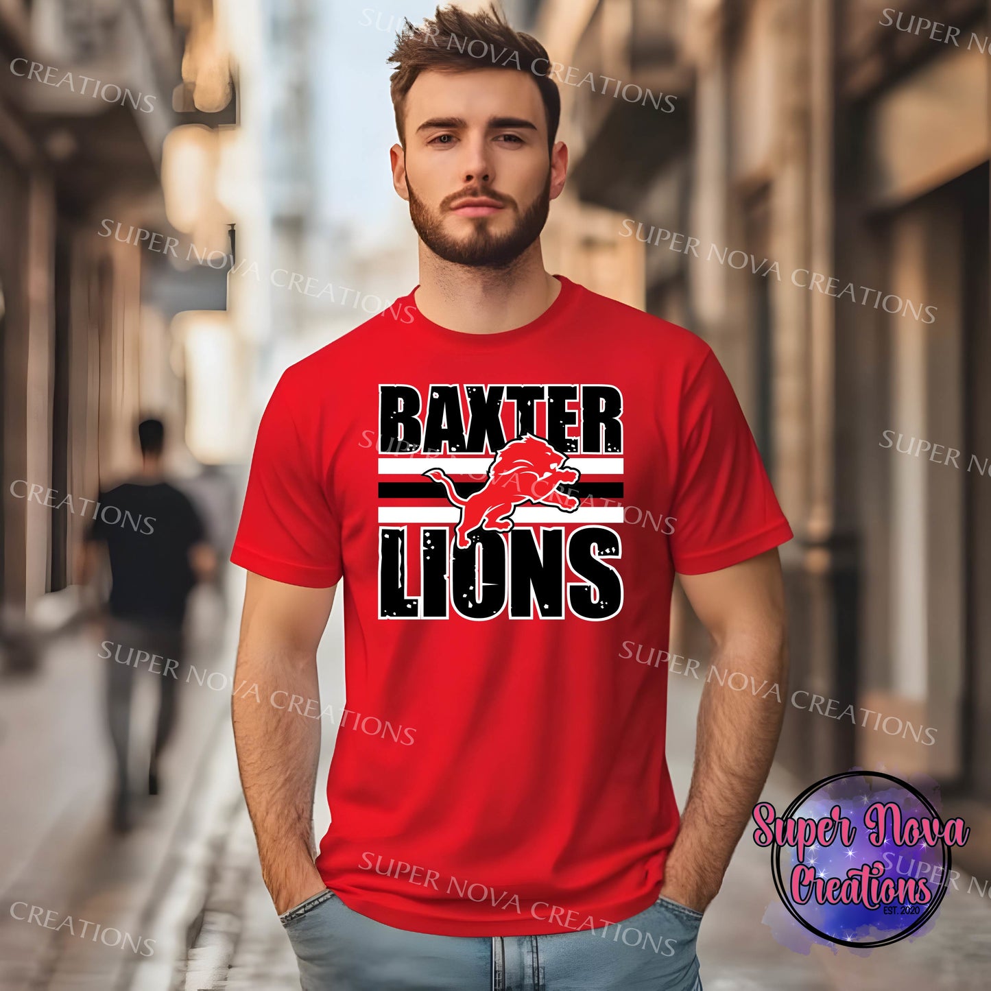 Baxter Lions Red