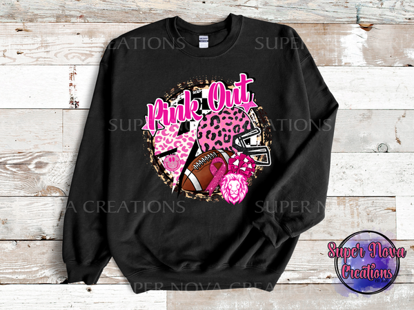 Lions Pink Out Cheer Sweatshirt