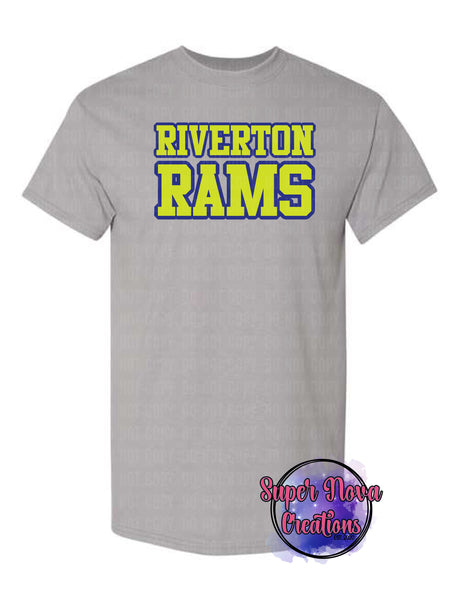 Riverton Rams Gravel Grey T-shirt