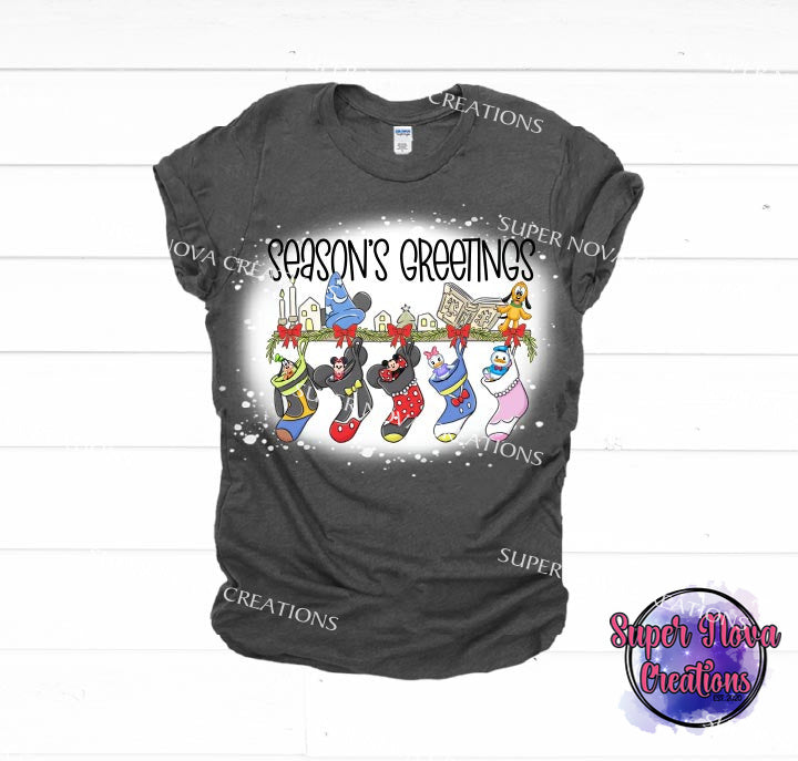 Season's Greetings Bleached